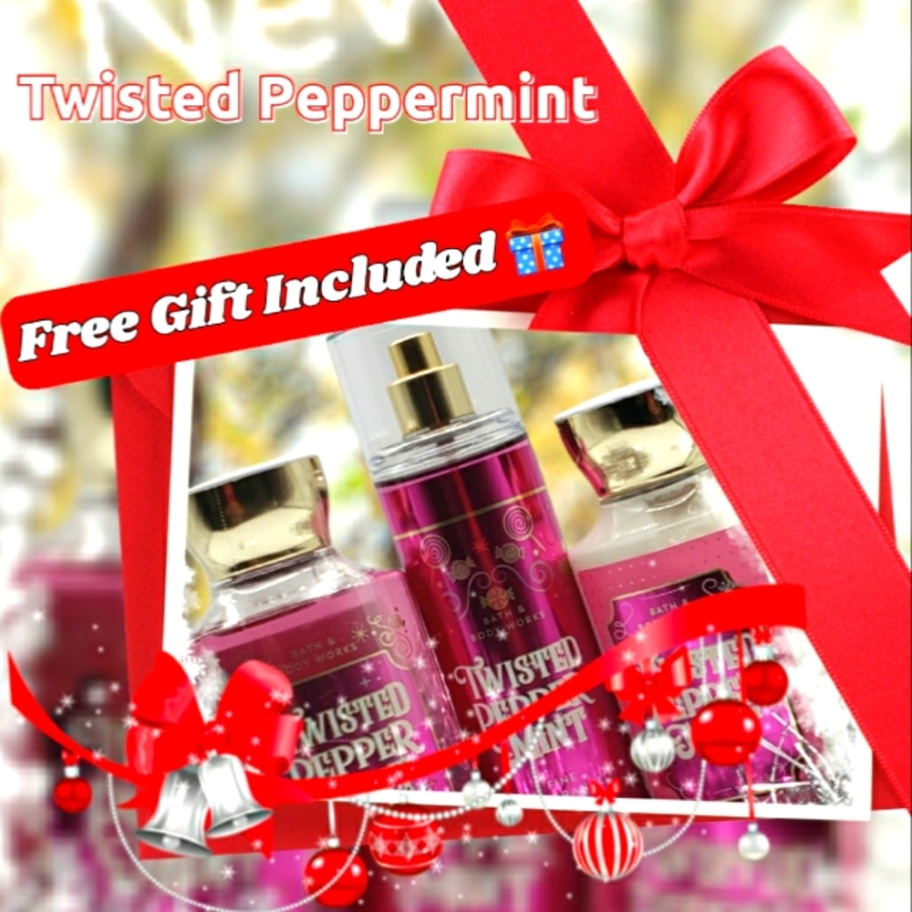 BBW Twisted Peppermint.  Lotion Mist Ge